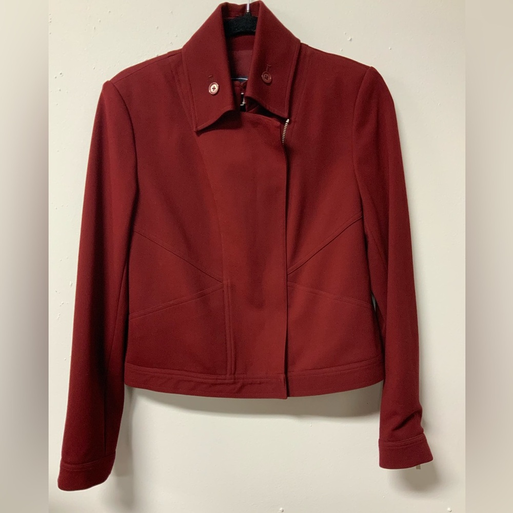 Magashoni (6) maroon zipper jacket